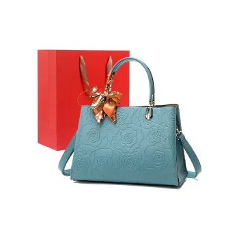 PAYOT Synthetic Leather Wedding Bag Shoulder Handbag Regular Women's Blue/Burgundy