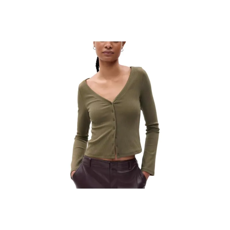 GAP T-Shirts Women's Sage Green-2