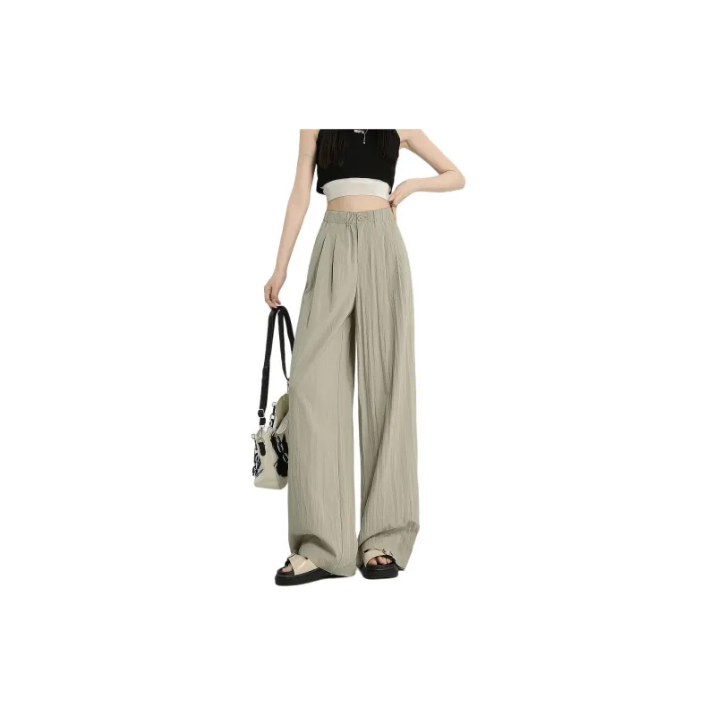 【dme】 Casual Pants Women's Light Pea Green-4