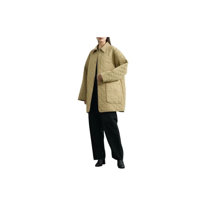 TOTEME SS24 Puffer Jacket Women's Light Yellow-1