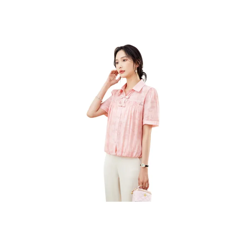 TERRE BLEUE Shirts Women's Pink-3