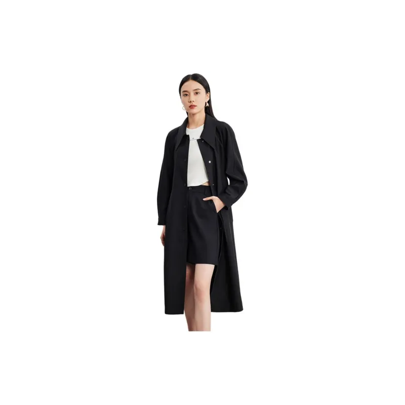 Yi Mengyuan Trench Coat Women's-5