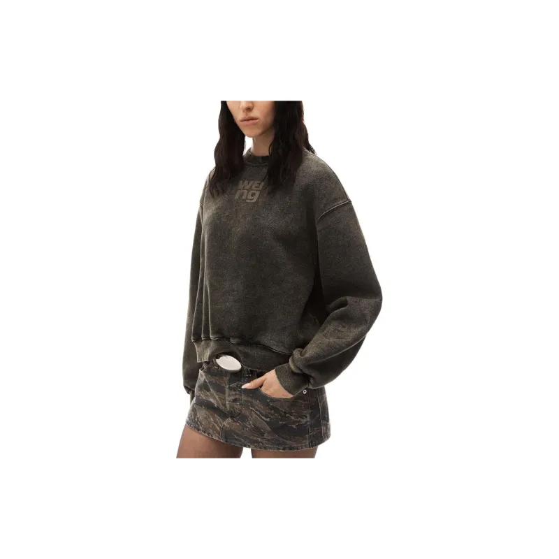Alexander Wang Sweatshirts Women's Army Green-3