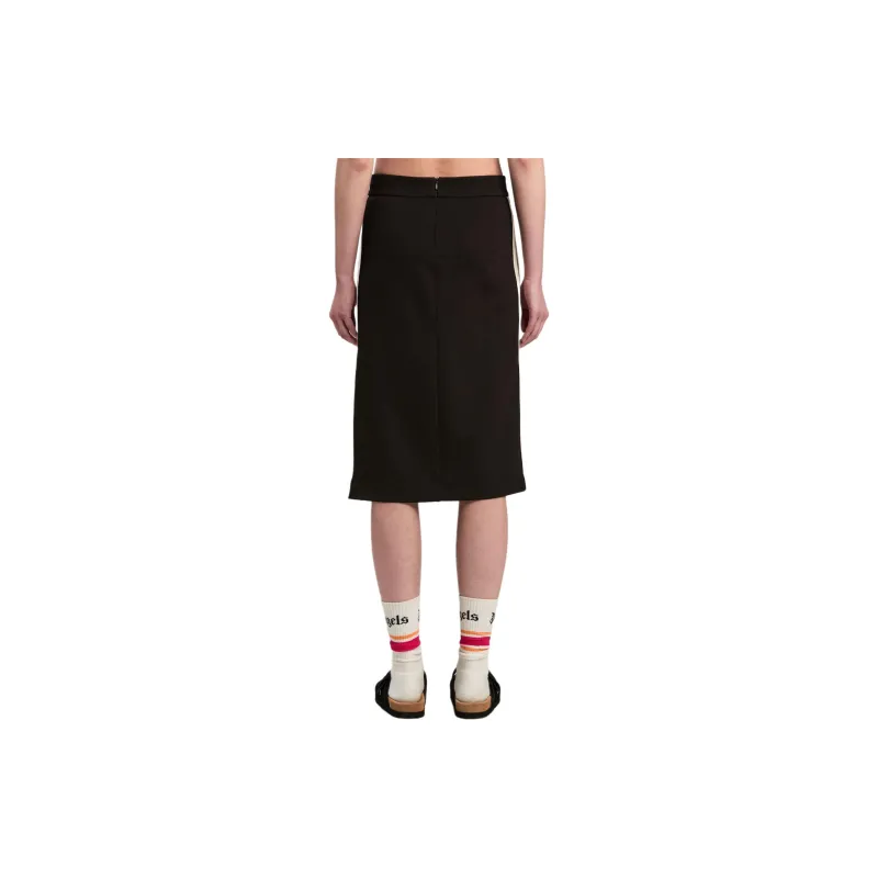 PALM ANGELS Monogram Midi Skirt-2