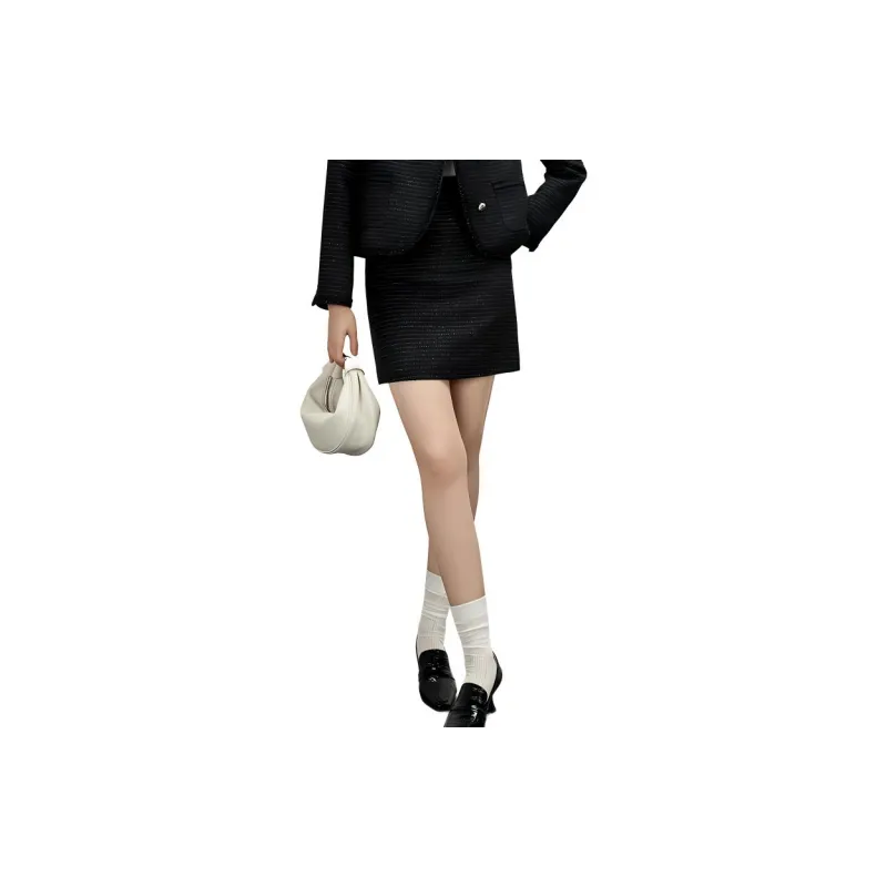 TKY SHOP Casual Short Skirts Women's Elegant Black-2