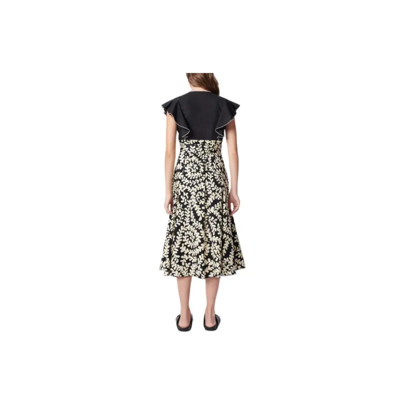 DVF Diane Von Furstenberg Short Sleeved Dress Women's Ecru-2