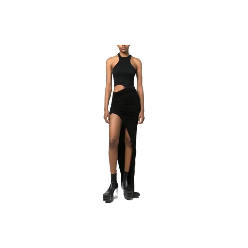 RICK OWENS Casual Long Skirts Women's Black-2