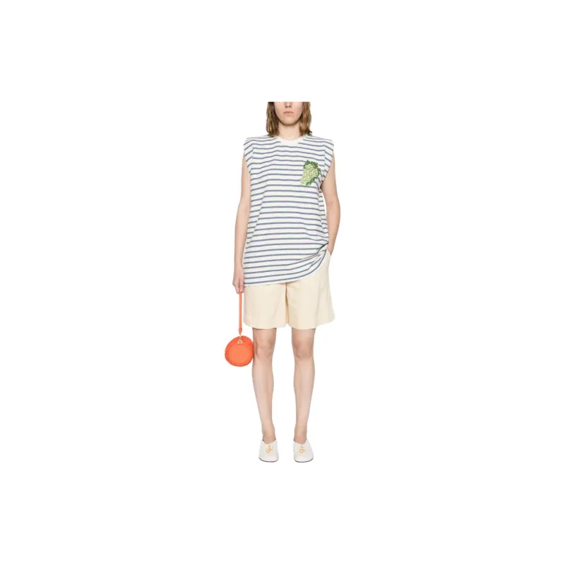 JW Anderson Grape Towelling Tank Top-1