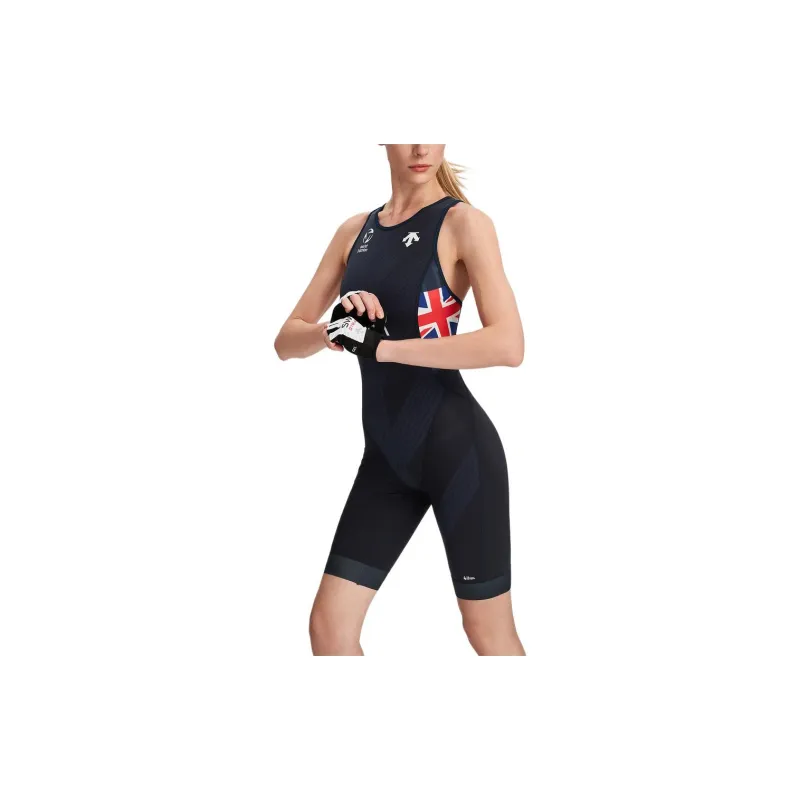 DESCENTE TRAINING Jumpsuit Women's Marine Blue-4