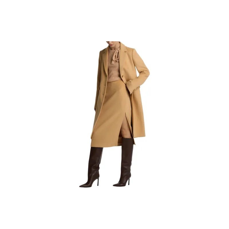 St. John Notched Collar Coat-3