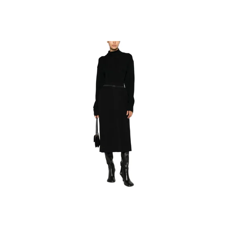 FENDI Casual Long Skirt Women's Black-4