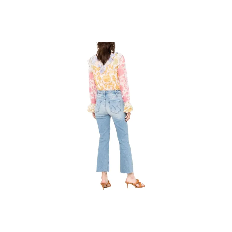MOTHER The Hustler Ankle Fray Jeans-1