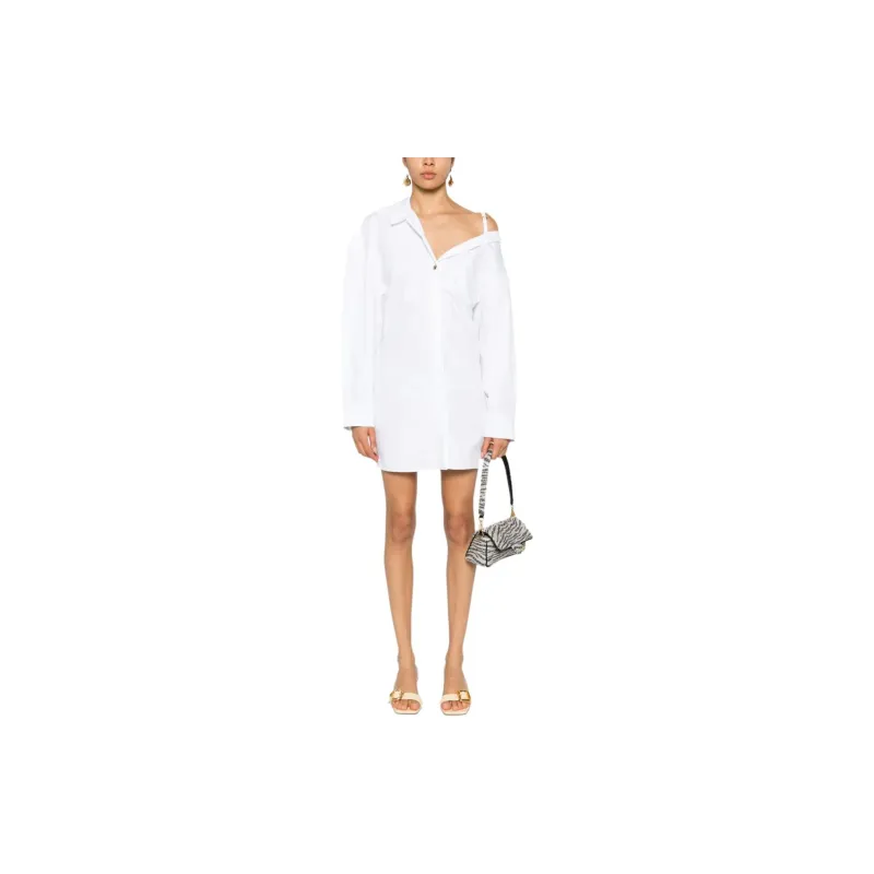 Jacquemus La Mini Robe Chemise Shirt Dress-1