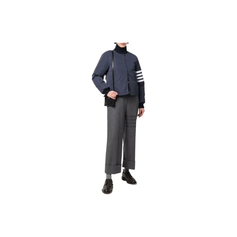 THOM BROWNE Down Jackets Women's Navy Blue-1