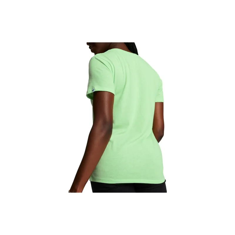 PUMA Varsity Bloom T-Shirts Women's Green-2