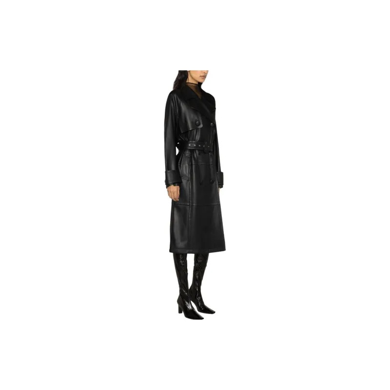 STAND STUDIO Flora Double-breasted Trench Coat-1