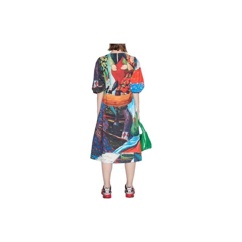ANDERSSON BELL Short Sleeved Dress Women's Multicolor-2