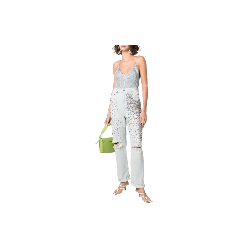 Golden Goose Distressed Embellished Jeans-3