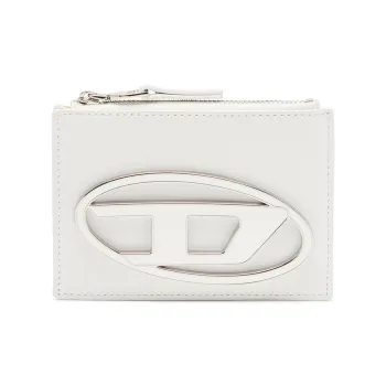 DIESEL Cow Leather Card Holder Women's White