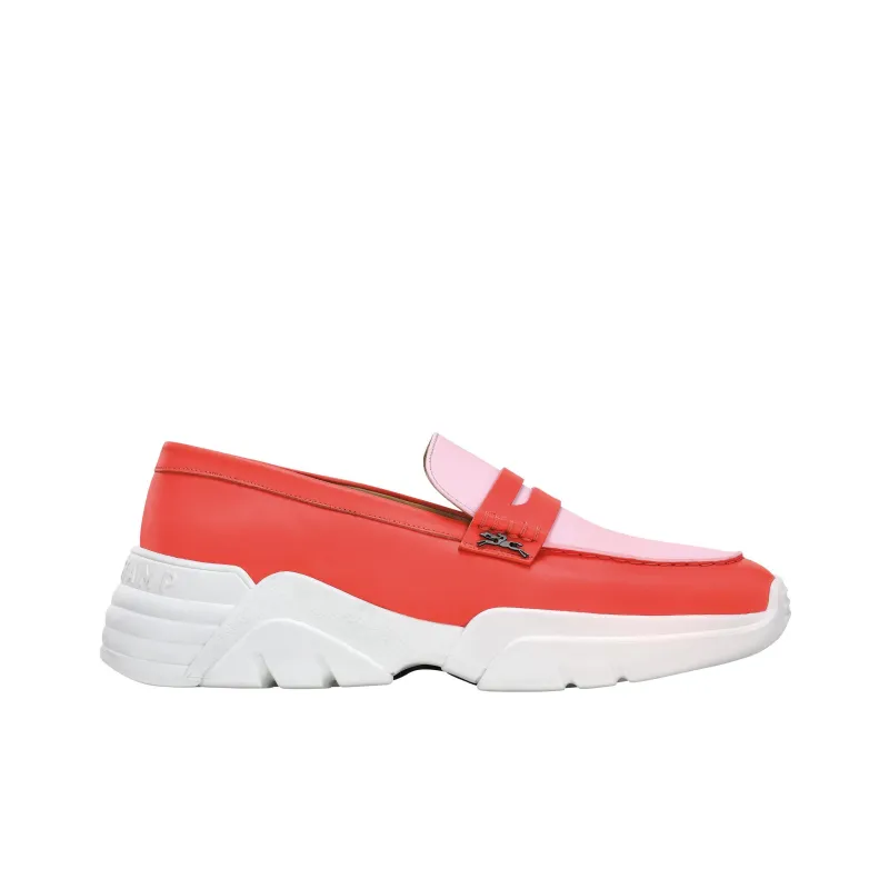 LONGCHAMP Au Sultan Loafers 5cm Women's Red-1