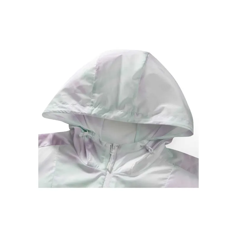 Skechers Jackets & Coats Women's Purple Green Ink Wash Rendering-2