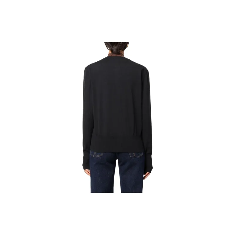 Vivienne Westwood FW22 Cashmere Sweater Women's Black-2