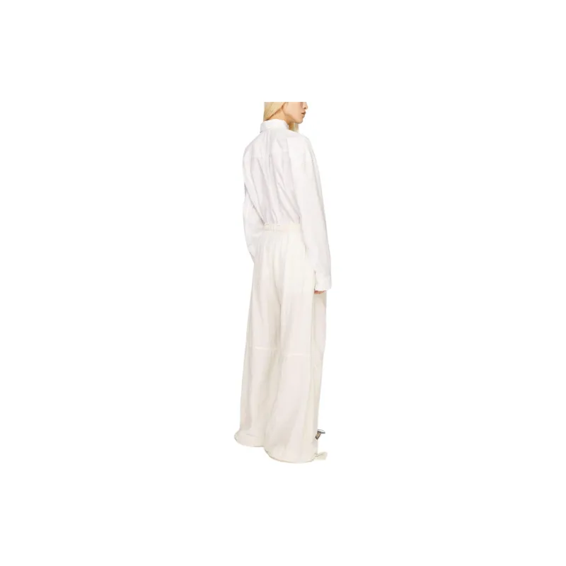 Acne Studios SS24 Casual Pants Women's Warm White-2