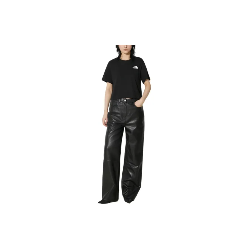 THE NORTH FACE Logo Printed Cropped T-Shirt-4