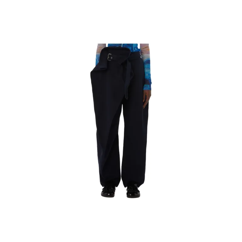 JW Anderson High Waist Fold Over Trousers-1