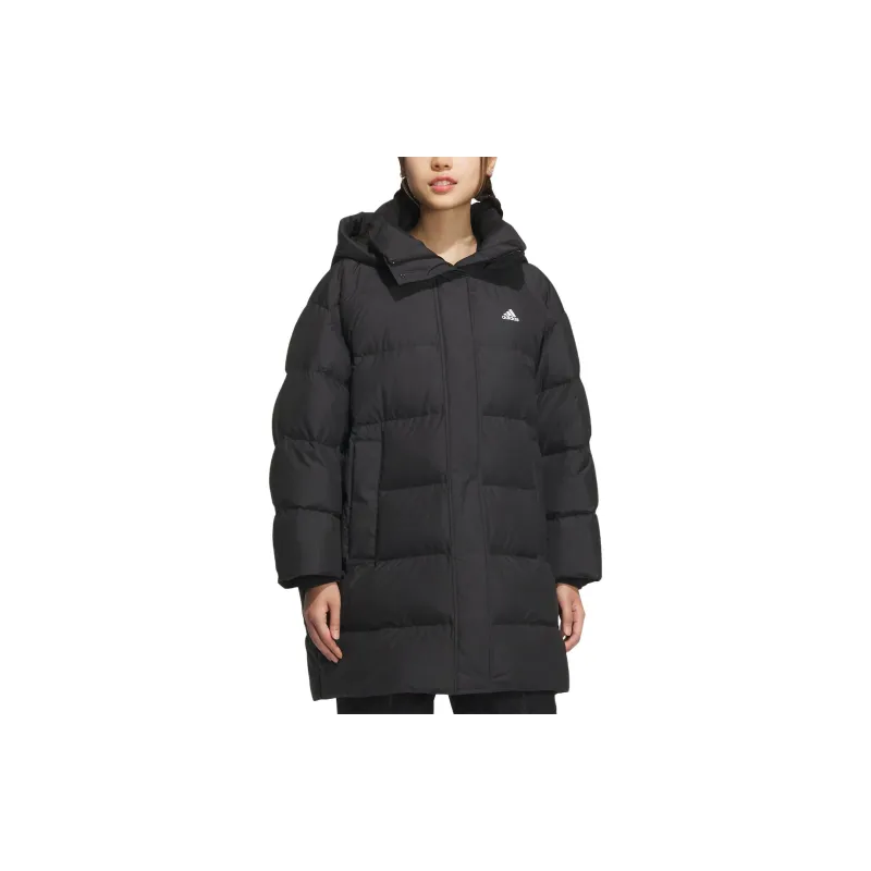 Adidas Windproof And Waterproof Down Jackets Women's Black-1
