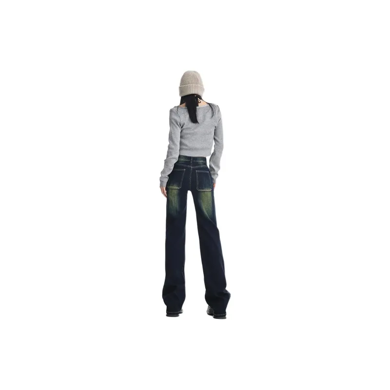 Kazakhstan Jeans Women's Dark Blue-1