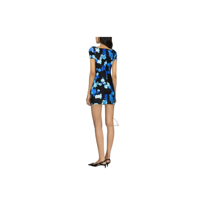 COPERNI Floral Printed Cut Out Detailed Dress-2