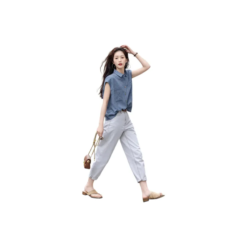 Dme Shirts Women's Dark Blue-1