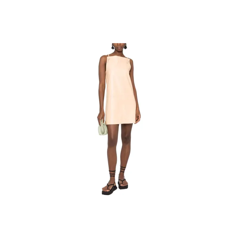 NANUSHKA Faux-leather Mini Dress-1