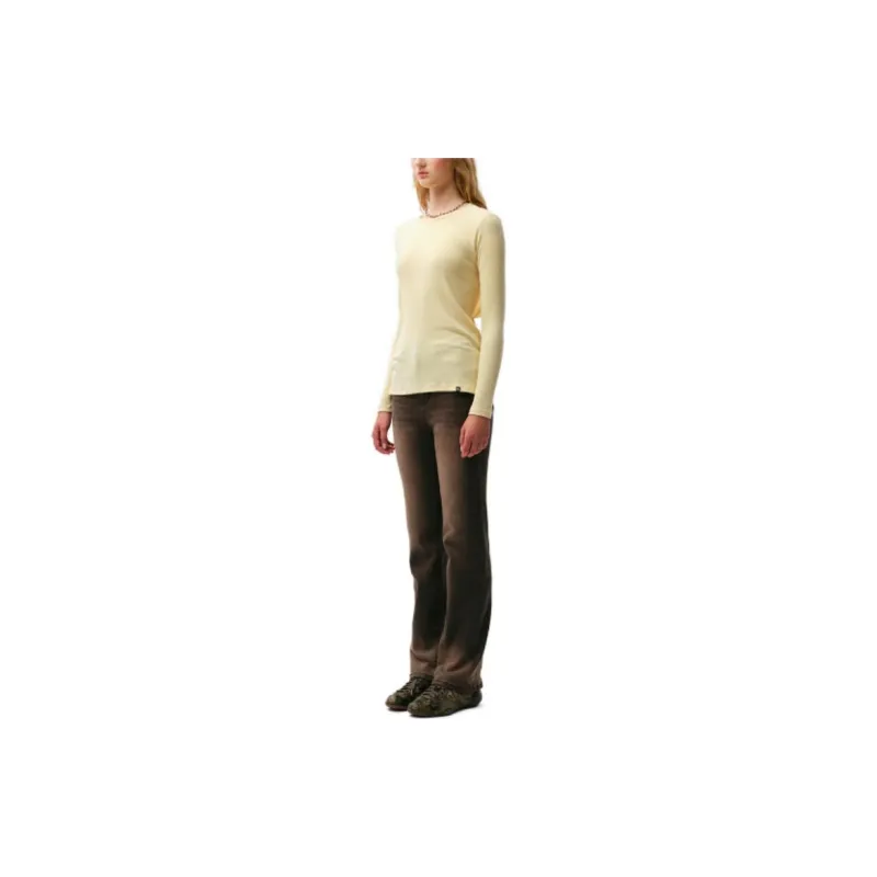 Kirsh FW23 T Shirt Women's Light Yellow-3