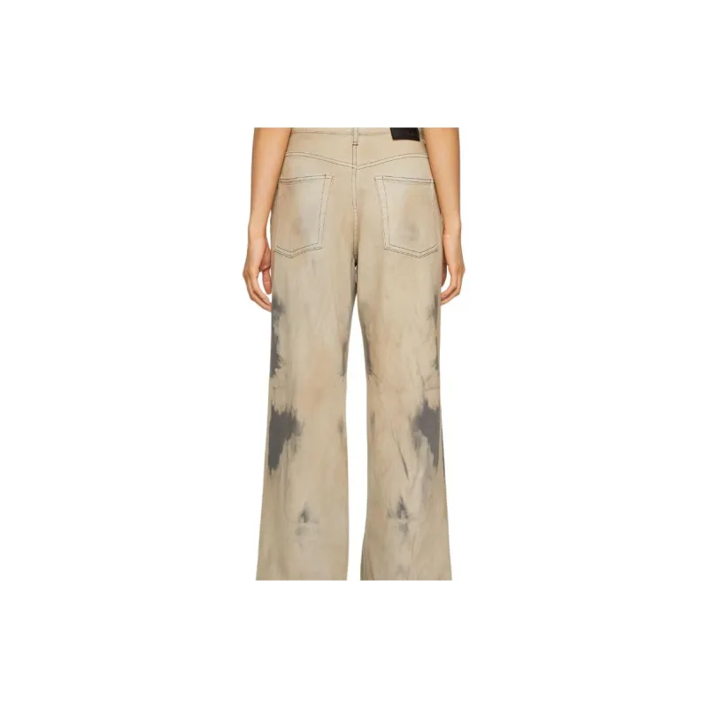 Acne Studios SS24 Jeans Women's Beige Black-2