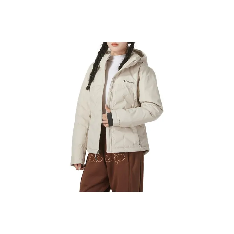 Columbia Down Jacket Women's White-4