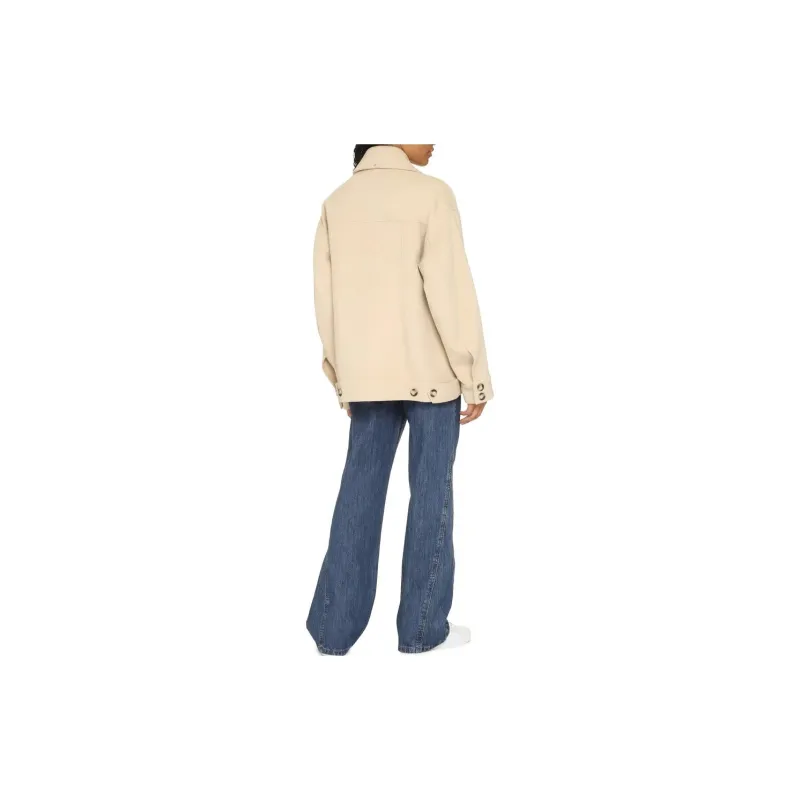 SportMax Buttoned Long-Sleeved Jacket-3