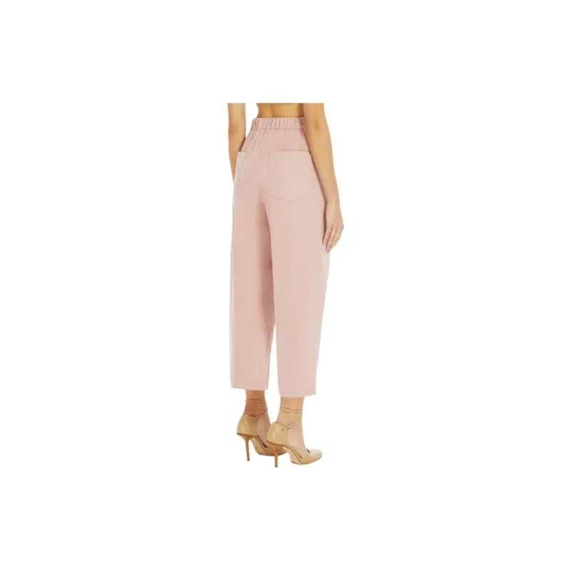 MaxMara Candore Collection Carrot Trousers In Radzimir Casual Pants Women's Pink-4