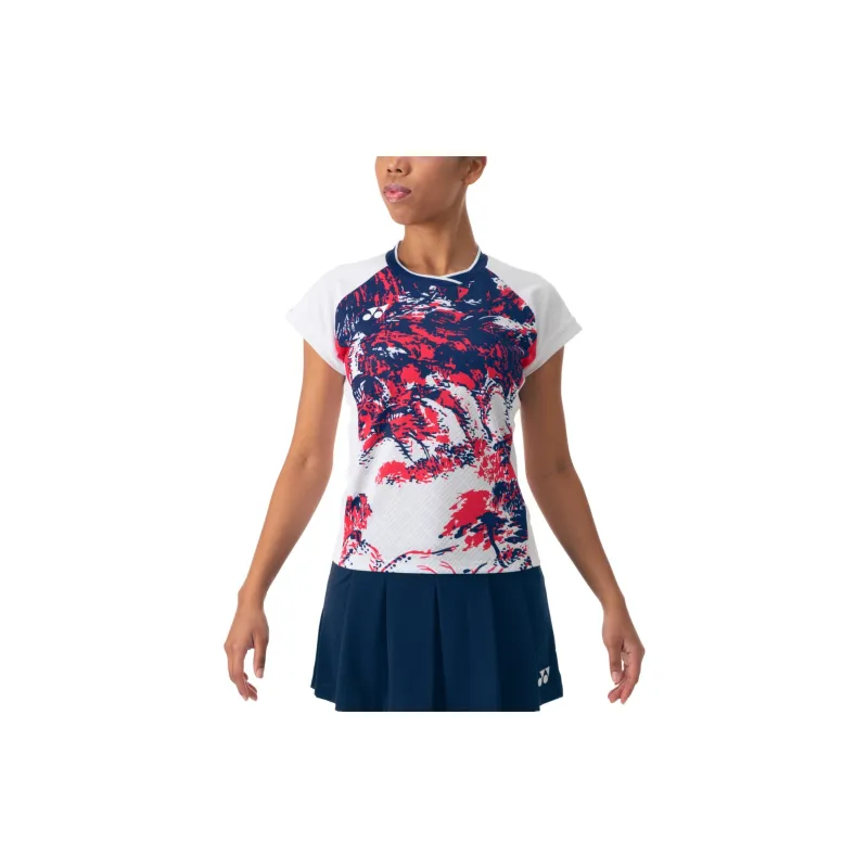 YONEX Badminton Olympic Series SS24 Badminton Jersey Women's White-2