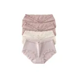 Light Beige Yellow-Elegant Pink-Smoke Pink Gauze 2 (4 Pack)