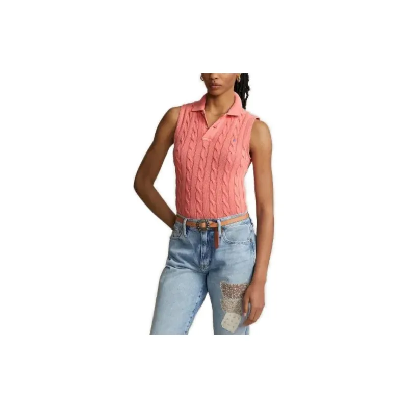 Polo Ralph Lauren Polo Pony Cable knit Polo Top-1