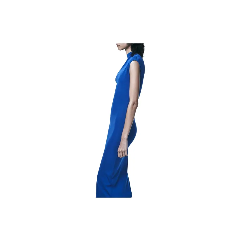 ZARA Sleeveless Dress Women's Dark Blue-4
