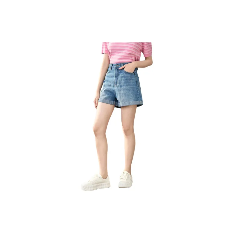 Inman Denim Shorts Women's Denim Blue-2
