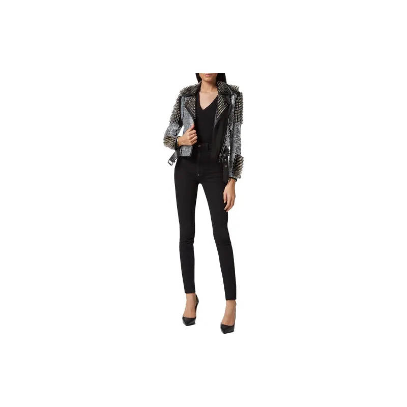 PHILIPP PLEIN Crystal Studded Jacket-3