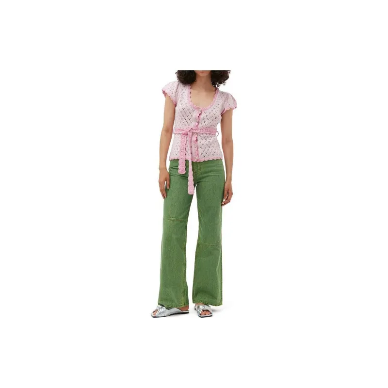 GANNI T Shirts Women's Pink-1
