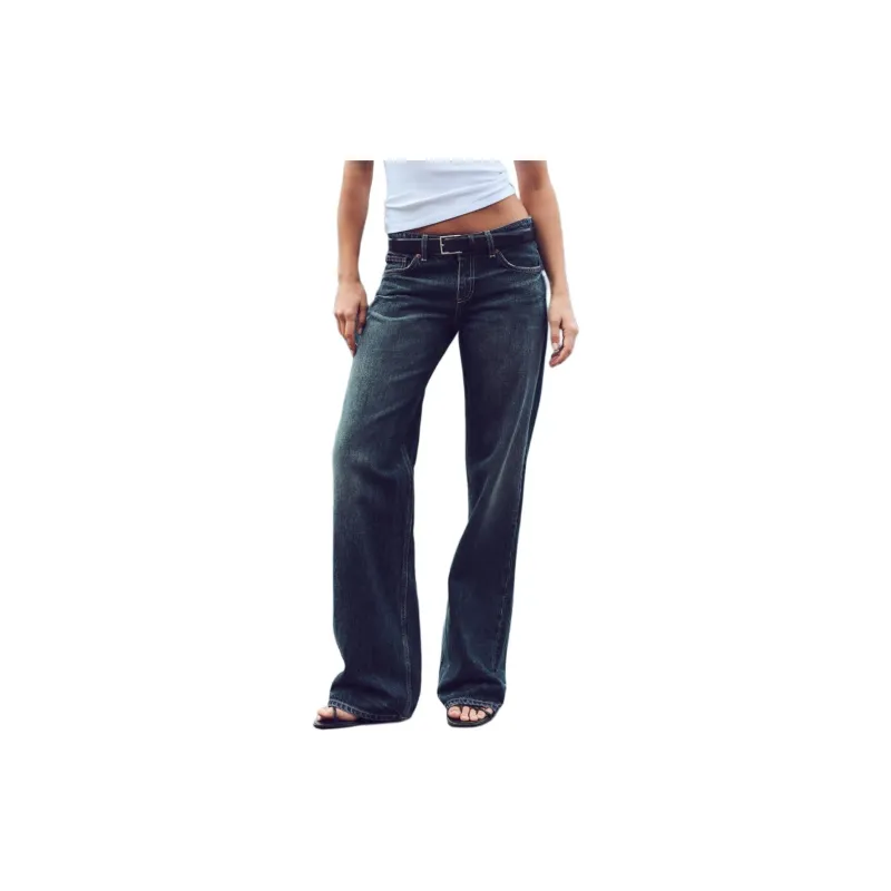 ZARA Trf Jeans Women's Dark Blue-2
