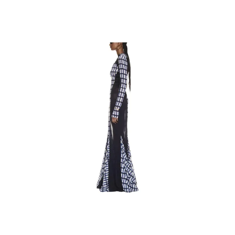 OFF WHITE Long Sleeved Dresses Women's Multicolor-2