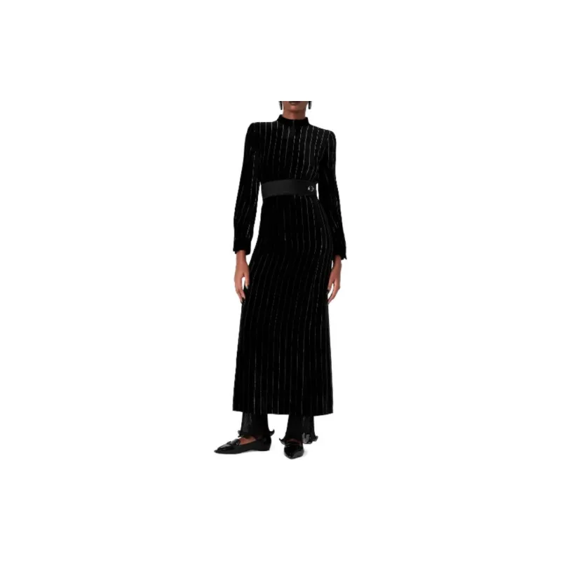 GIORGIO ARMANI Long Sleeved Dresses Women's Black-2