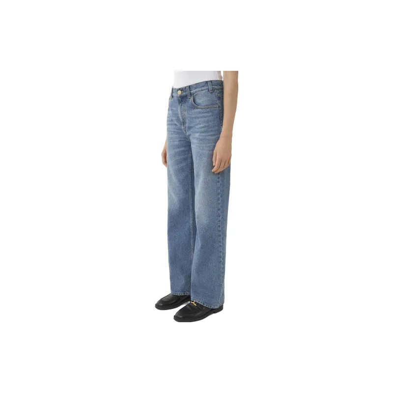 Chloé Boyfriend Straight Leg Jeans-3